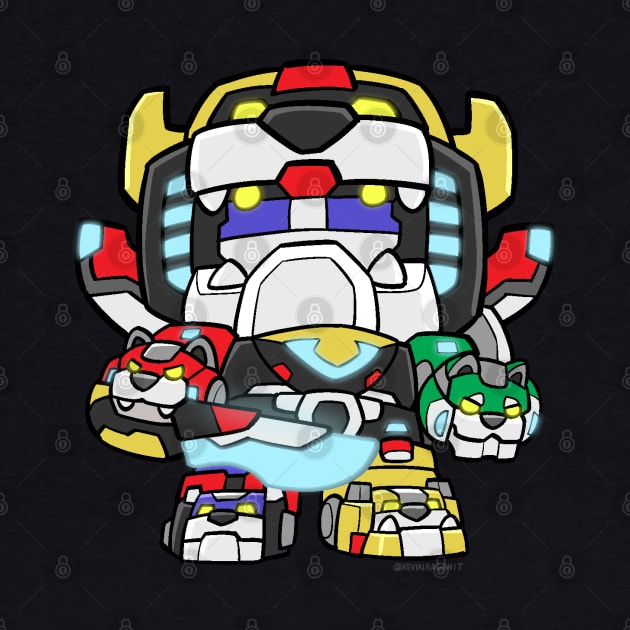 Lil Legendary Defender Voltron by fallerion